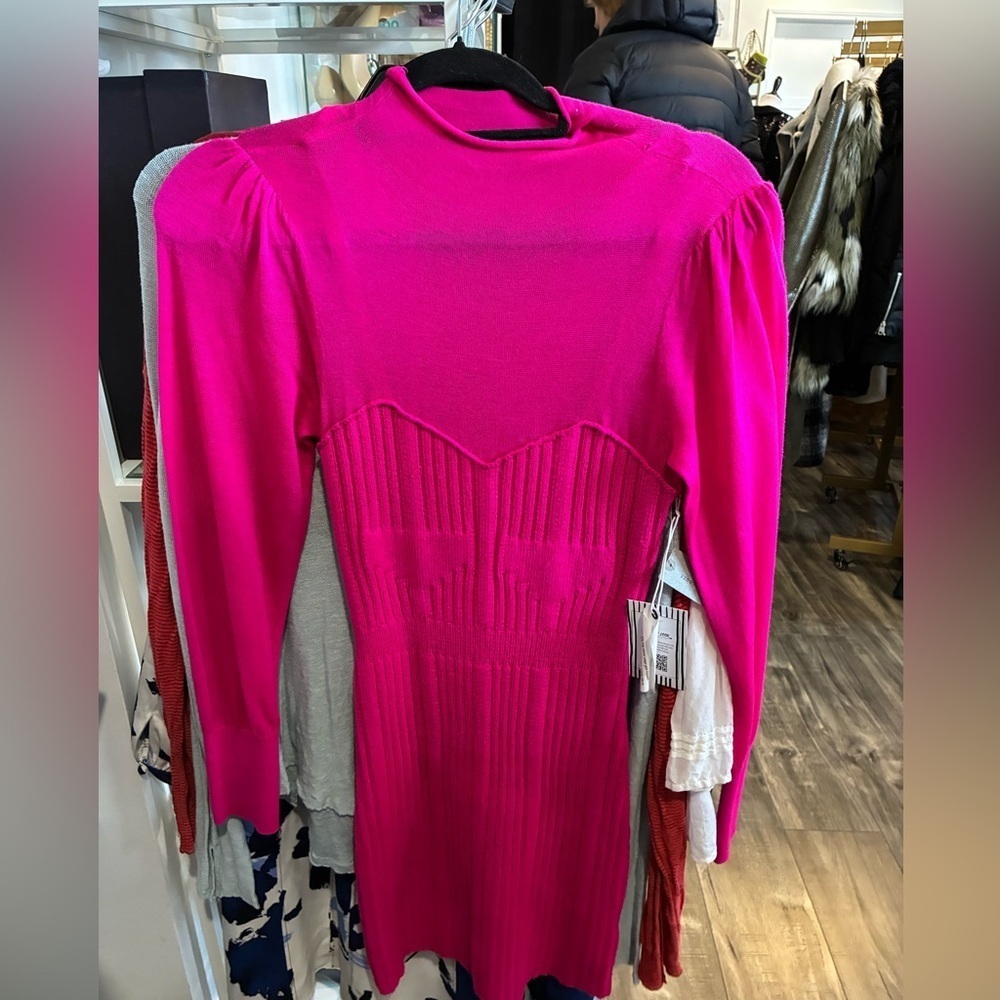 Anthropologie Turtleneck Sweater Dress Size SP NWT - Picture 4 of 6